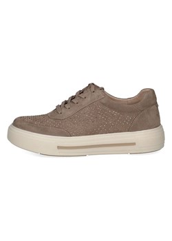 Caprice Skórzane sneakersy w kolorze brązowym ze sklepu Limango Polska w kategorii Buty sportowe damskie - zdjęcie 178157588