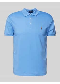 Koszulka polo z wyhaftowanym logo ze sklepu Peek&Cloppenburg  w kategorii T-shirty męskie - zdjęcie 178162409