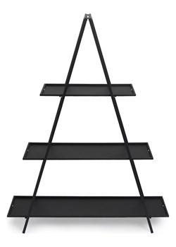 Lifa Living Regał &quot;Jasmine&quot; w kolorze czarnym na rośliny - 32 x 106 x 14,5 cm ze sklepu Limango Polska w kategorii Doniczki i osłonki - zdjęcie 178165257