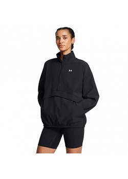 Damska kurtka treningowa Under Armour Armoursport Anorak - czarna ze sklepu Sportstylestory.com w kategorii Kurtki damskie - zdjęcie 178170065