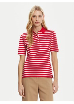 Tommy Hilfiger Polo 1985 WW0WW43224 Czerwony Regular Fit ze sklepu MODIVO w kategorii Bluzki damskie - zdjęcie 178172439