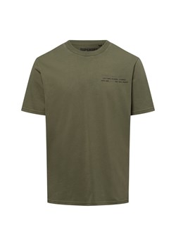 Superdry Koszulka męska Mężczyźni Bawełna oliwkowy jednolity ze sklepu vangraaf w kategorii T-shirty męskie - zdjęcie 178173488
