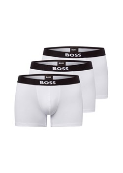 BOSS Bokserki 3-pak Mężczyźni Bawełna biały jednolity ze sklepu vangraaf w kategorii Majtki męskie - zdjęcie 178173535