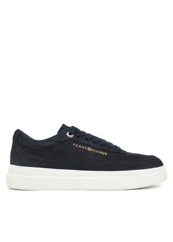 Tommy Hilfiger Sneakersy Modern Court Sneaker Nubuck FW0FW08462 Granatowy ze sklepu MODIVO w kategorii Buty sportowe damskie - zdjęcie 178174835