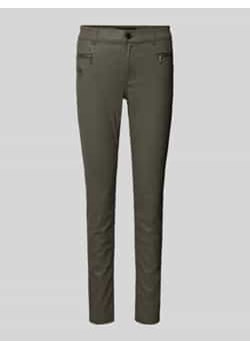 Jeansy o kroju skinny fit z kieszeniami zapinanymi na zamek błyskawiczny model ‘MALOU’ ze sklepu Peek&Cloppenburg  w kategorii Jeansy damskie - zdjęcie 178175095