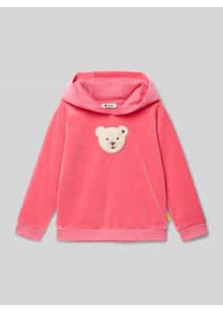 Bluza z kapturem z naszywką z logo ze sklepu Peek&Cloppenburg  w kategorii Bluzy dziewczęce - zdjęcie 178183506