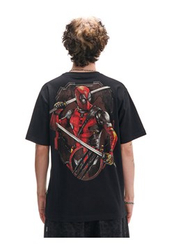 Cropp - Czarna koszulka z Deadpool & Wolverine - czarny - id: 061DF-99X - marki Cropp - 178184008 Cropp - Czarna koszulka z Deadpool & Wolverine - czarny ze sklepu Cropp w kategorii T-shirty męskie - zdjęcie 178184008