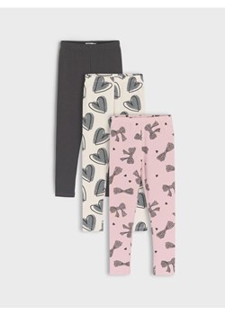 Sinsay - Legginsy 3 pack - wielobarwny ze sklepu Sinsay w kategorii Spodnie dziewczęce - zdjęcie 178187319