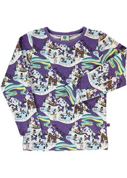 Småfolk Koszulka w kolorze fioletowym ze wzorem ze sklepu Limango Polska w kategorii T-shirty chłopięce - zdjęcie 178194827