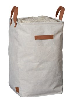 STORE IT Kosz w kolorze szarym na pranie - wys. 58 x Ø 35 cm ze sklepu Limango Polska w kategorii Akcesoria łazienkowe - zdjęcie 178195078
