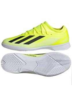 Buty piłkarskie adidas X Crazyfast League In Jr IF0685 żółte ze sklepu ButyModne.pl w kategorii Buty sportowe dziecięce - zdjęcie 178198257