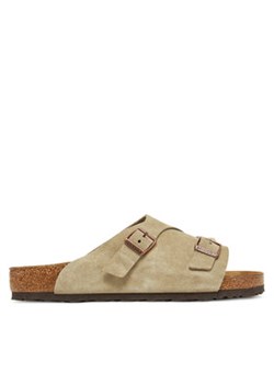 Birkenstock Klapki Zürich 50461 Brązowy ze sklepu MODIVO w kategorii Klapki męskie - zdjęcie 178199456