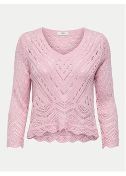 JDY Sweter New Sun 15212788 Różowy Regular Fit ze sklepu MODIVO w kategorii Swetry damskie - zdjęcie 178201205