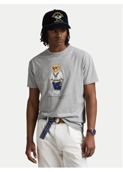 Polo Ralph Lauren T-Shirt 710973137002 Szary Slim Fit ze sklepu MODIVO w kategorii T-shirty męskie - zdjęcie 178201996