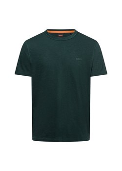 BOSS Orange Koszulka męska - Tegood Mężczyźni Bawełna jodłowy jednolity ze sklepu vangraaf w kategorii T-shirty męskie - zdjęcie 178202528