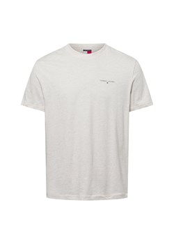 Tommy Jeans Koszulka męska Mężczyźni Bawełna beżowy marmurkowy ze sklepu vangraaf w kategorii T-shirty męskie - zdjęcie 178202569