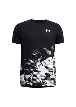 Chłopięca koszulka treningowa Under Armour UA Tech Graphic SS - czarna ze sklepu Sportstylestory.com w kategorii T-shirty męskie - zdjęcie 178209396