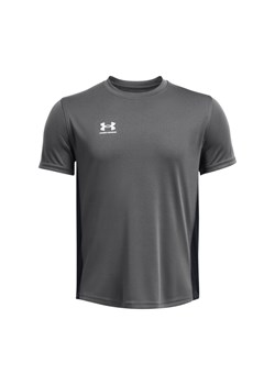Chłopięca koszulka treningowa Under Armour UA B\'s Challenger Train SS - szara ze sklepu Sportstylestory.com w kategorii T-shirty chłopięce - zdjęcie 178209408