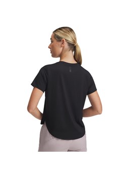 Damska koszulka do biegania Under Armour UA Launch Elite - czarna ze sklepu Sportstylestory.com w kategorii Bluzki damskie - zdjęcie 178209447