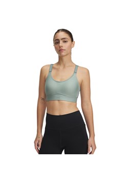 Biustonosz treningowy Under Armour UA Infinity Mid 2.0 Bra - zielony ze sklepu Sportstylestory.com w kategorii Biustonosze - zdjęcie 178209575