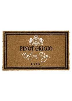 Mars &amp; More Wycieraczka &quot;Pinot Grigio&quot; w kolorze jasnobrązowym - 50 x 75 cm ze sklepu Limango Polska w kategorii Dom - zdjęcie 178211477