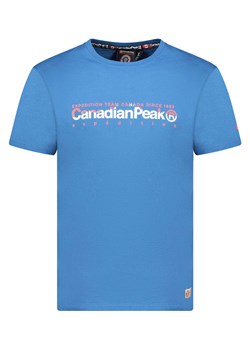 Canadian Peak Koszulka &quot;Jopeakeak&quot; w kolorze niebieskim ze sklepu Limango Polska w kategorii T-shirty męskie - zdjęcie 178211575