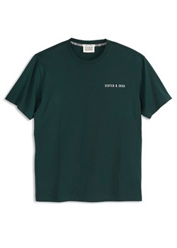 Scotch &amp; Soda Koszulka w kolorze ciemnozielonym ze sklepu Limango Polska w kategorii T-shirty męskie - zdjęcie 178211736