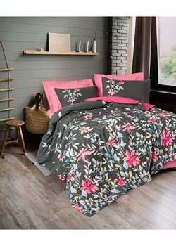 Colourful Cotton Komplet pościeli renforcé &quot;Merlin&quot; w kolorze czarno-różowym ze sklepu Limango Polska w kategorii Pościele - zdjęcie 178212309