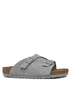 Klapki Birkenstock Zürich 1029166 Zielony ze sklepu eobuwie.pl w kategorii Klapki damskie - zdjęcie 178213255