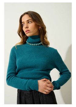 AUTHENTIC CASHMERE Kaszmirowy golf &quot;Suzie&quot; w kolorze niebieskim ze sklepu Limango Polska w kategorii Swetry damskie - zdjęcie 178215537