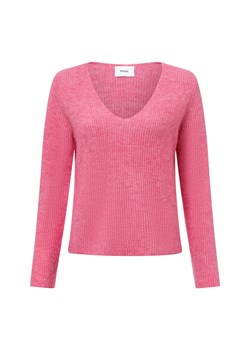 Nümph Sweter damski z zawartością alpaki - Nuriette Kobiety Wełna różowy jednolity ze sklepu vangraaf w kategorii Swetry damskie - zdjęcie 178215935