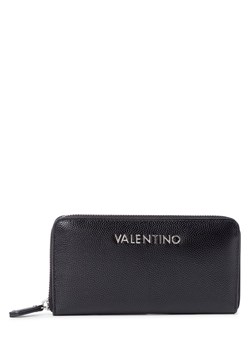 VALENTINO HANDBAGS Portfel damski - Divina Kobiety Sztuczna skóra czarny jednolity ze sklepu vangraaf w kategorii Portfele damskie - zdjęcie 178215977