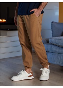 Sinsay - Spodnie jogger - beżowy ze sklepu Sinsay w kategorii Spodnie męskie - zdjęcie 178220319
