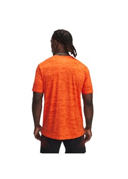 Męska koszulka treningowa Under Armour Vanish Energy Printed SS - pomarańczowa ze sklepu Sportstylestory.com w kategorii T-shirty męskie - zdjęcie 178220828