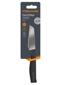 Fiskars Nóż "Hard Edge" w kolorze srebrno-czarnym do obierania - dł. 21 cm ze sklepu Limango Polska w kategorii Noże kuchenne - zdjęcie 178221535