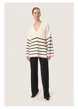 Soaked in Luxury Sweter w kolorze kremowo-czarnym ze sklepu Limango Polska w kategorii Swetry damskie - zdjęcie 178232007