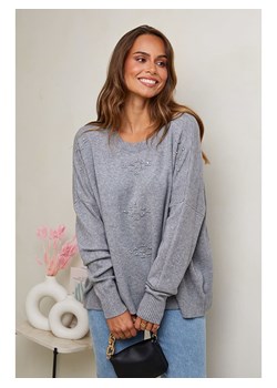 Soft Cashmere Sweter w kolorze szarym - id: 16306915 - marki Soft Cashmere - 178232035 Soft Cashmere Sweter w kolorze szarym ze sklepu Limango Polska w kategorii Swetry damskie - zdjęcie 178232035