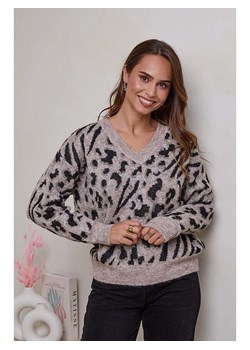 Soft Cashmere Sweter w kolorze szaro-czarnym ze sklepu Limango Polska w kategorii Swetry damskie - zdjęcie 178232496