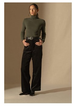 Perfect Cashmere Kaszmirowy golf &quot;Ashley&quot; w kolorze khaki ze sklepu Limango Polska w kategorii Swetry damskie - zdjęcie 178232638