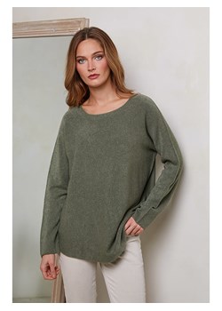 Joséfine Sweter w kolorze khaki ze sklepu Limango Polska w kategorii Swetry damskie - zdjęcie 178233099