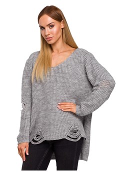 made of emotion Sweter w kolorze szarym ze sklepu Limango Polska w kategorii Swetry damskie - zdjęcie 178233319