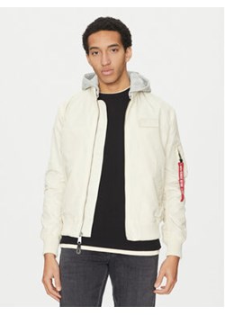 Alpha Industries Kurtka bomber Ma-1 196108 Beżowy Regular Fit ze sklepu MODIVO w kategorii Kurtki męskie - zdjęcie 178234466