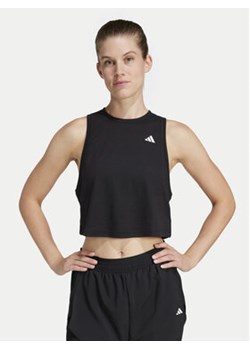 adidas Koszulka techniczna Train Essentials Boxy Workout JF1025 Czarny Regular Fit ze sklepu MODIVO w kategorii Bluzki damskie - zdjęcie 178235568