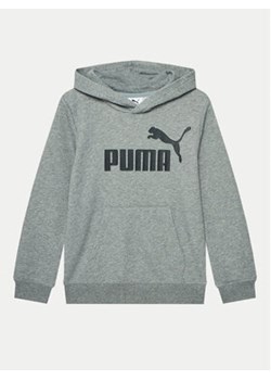 Puma Bluza Ess No. 1 Logo 684909 Szary Regular Fit ze sklepu MODIVO w kategorii Bluzy chłopięce - zdjęcie 178237238