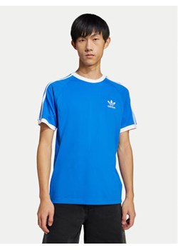 adidas T-Shirt adicolor Classics 3-Stripes JD2880 Niebieski Slim Fit ze sklepu MODIVO w kategorii T-shirty męskie - zdjęcie 178237817