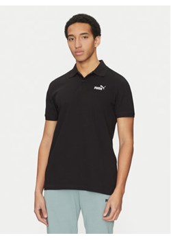 Puma Polo Essentials 682552 Czarny Regular Fit ze sklepu MODIVO w kategorii T-shirty męskie - zdjęcie 178237906