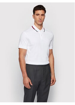 Boss Polo Parlay 104 50448657 Biały Regular Fit ze sklepu MODIVO w kategorii T-shirty męskie - zdjęcie 178239479