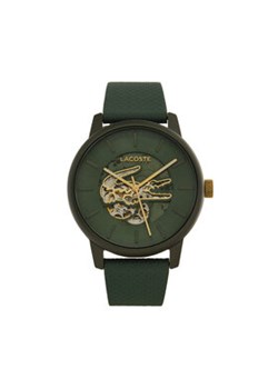 Lacoste Zegarek 12.12 Automatique 2011384 Zielony ze sklepu MODIVO w kategorii Zegarki - zdjęcie 178240099