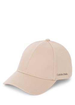 Calvin Klein Czapka damska Kobiety Bawełna beżowy jednolity ze sklepu vangraaf w kategorii Czapki z daszkiem damskie - zdjęcie 178241169