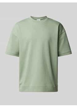 T-shirt o kroju oversized z okrągłym,prążkowanym dekoltem - id: 1298970 - marki Peek&Cloppenburg - 178244368 T-shirt o kroju oversized z okrągłym,prążkowanym dekoltem ze sklepu Peek&Cloppenburg w kategorii T-shirty męskie - zdjęcie 178244368